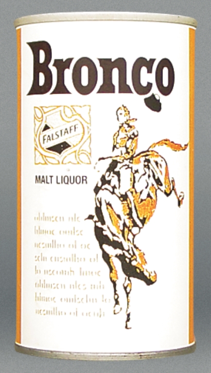 Bronco Malt Liquor Test Can