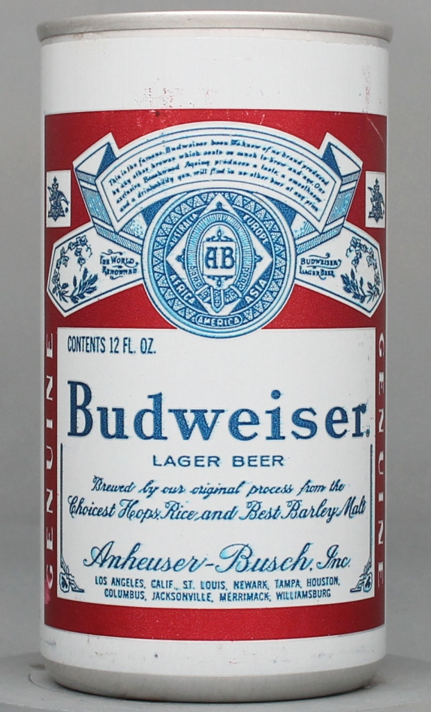 Budweiser Lager Beer Test Can