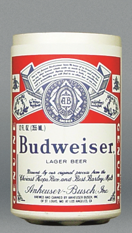 Budweiser Lager Beer Test Can