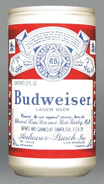 Budweiser Lager Beer Test Can