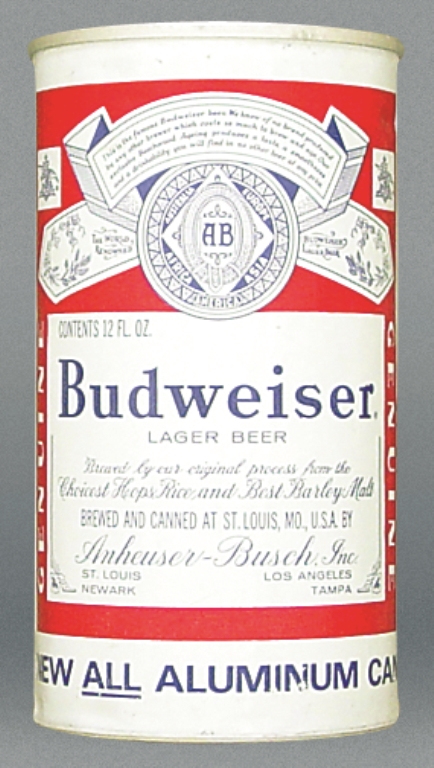 Budweiser Lager Beer Test Can