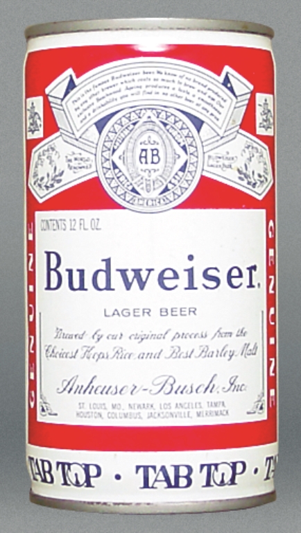 Budweiser Lager Beer Test Can