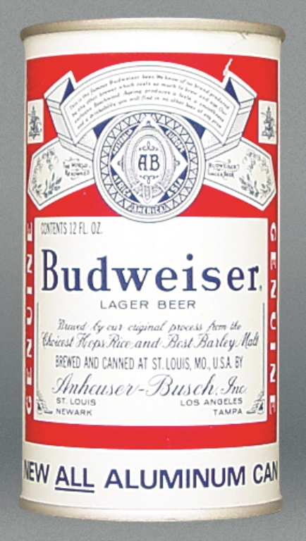 Budweiser Lager Beer Test Can