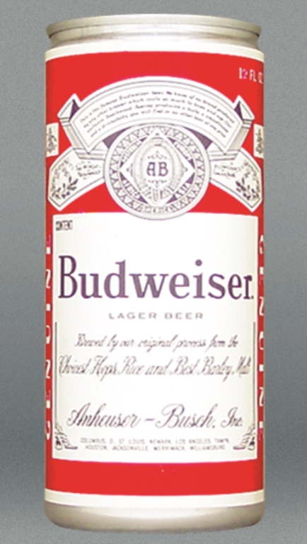 Budweiser Beer Test Can