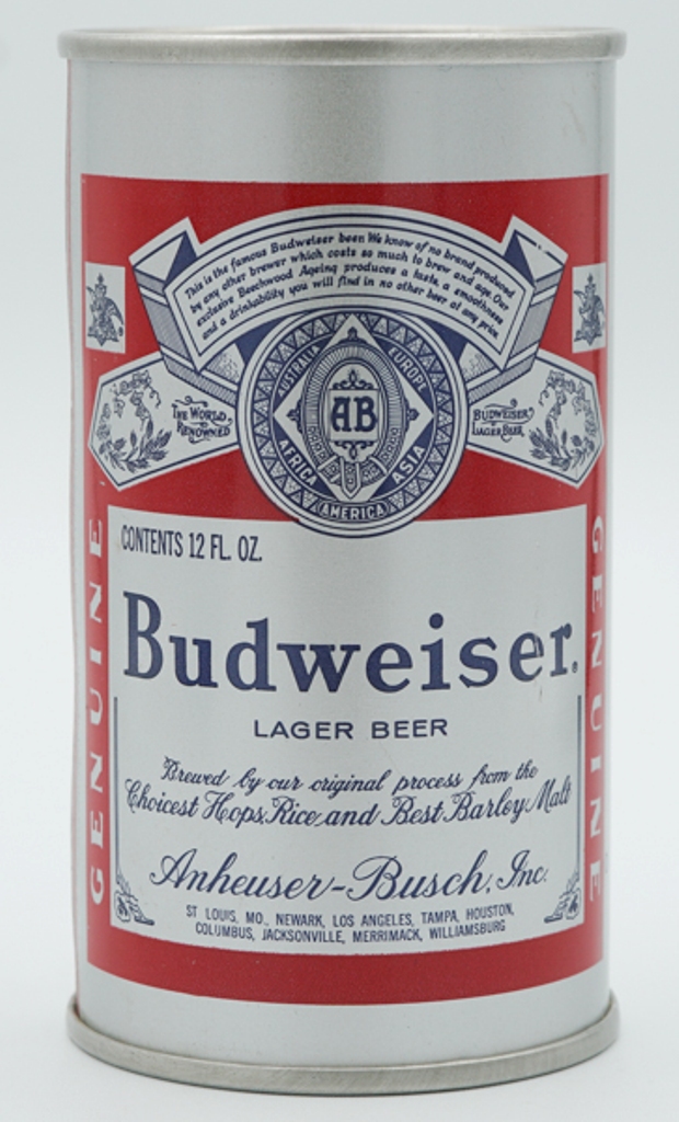 Budweiser Lager Beer Test Can