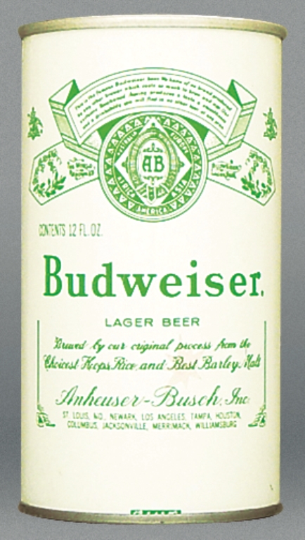 Budweiser Lager Beer Test Can
