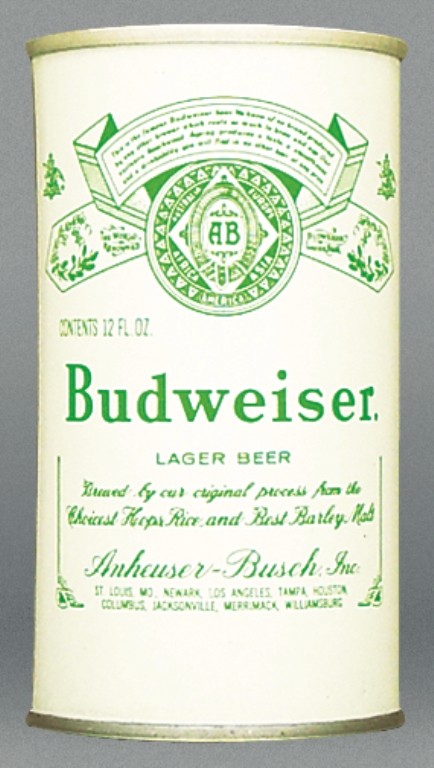 Budweiser Lager Beer Test Can