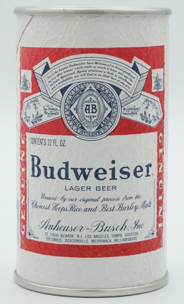 Budweiser Lager Beer Test Can