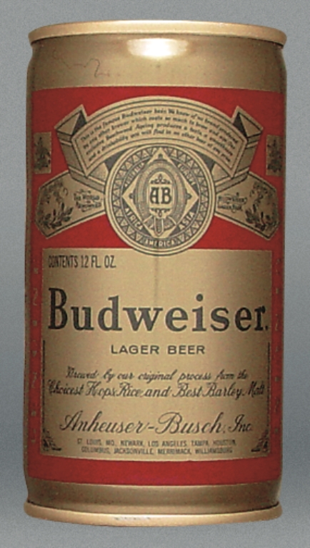 Budweiser Lager Beer Test Can