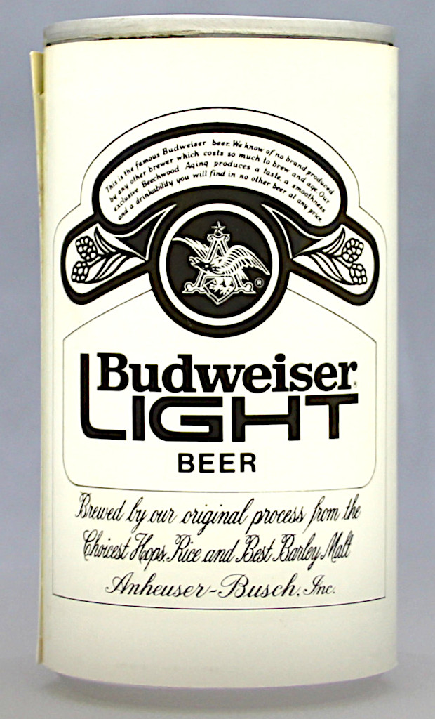 Budweiser Light Beer Test Can