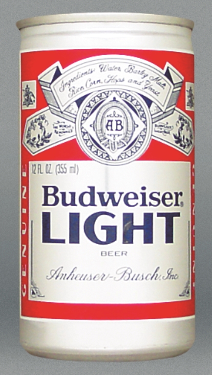 Budweiser Light Beer Test Can