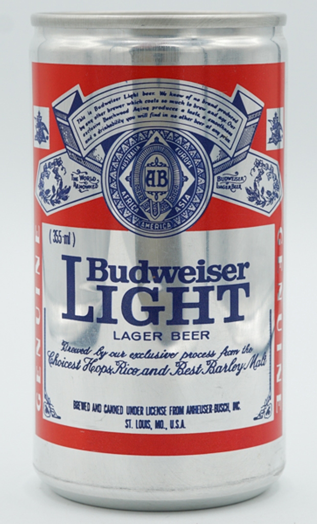 Budweiser Light Lager Beer Test Can
