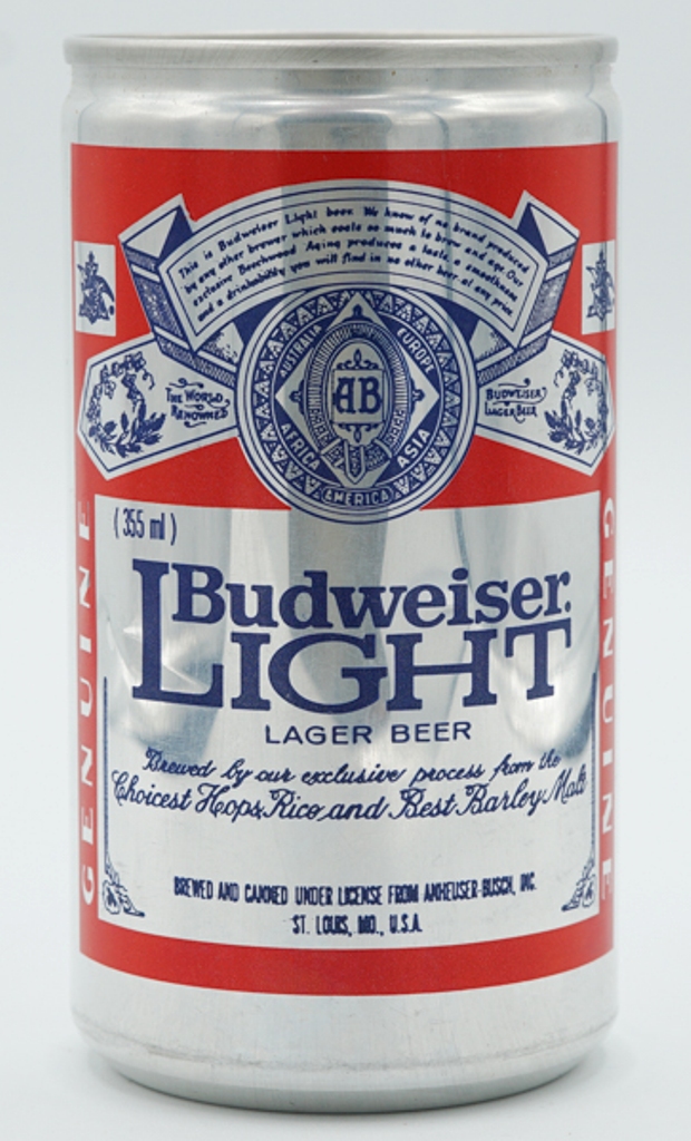 Budweiser Light Lager Beer Test Can