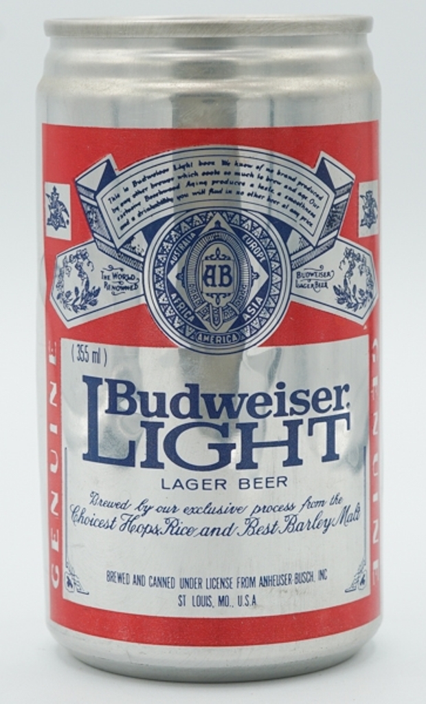Budweiser Light Beer Test Can