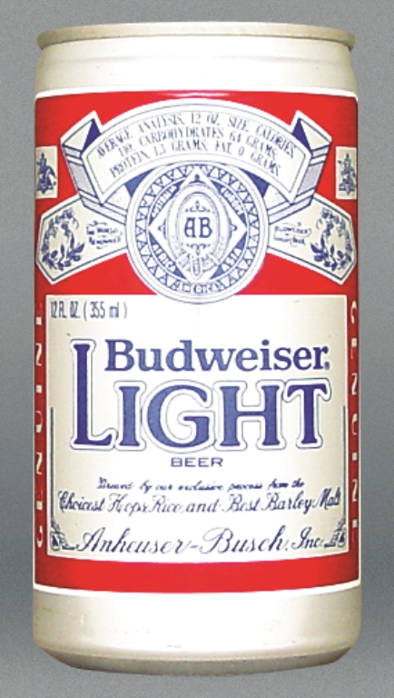 Budweiser Light Beer Test Can