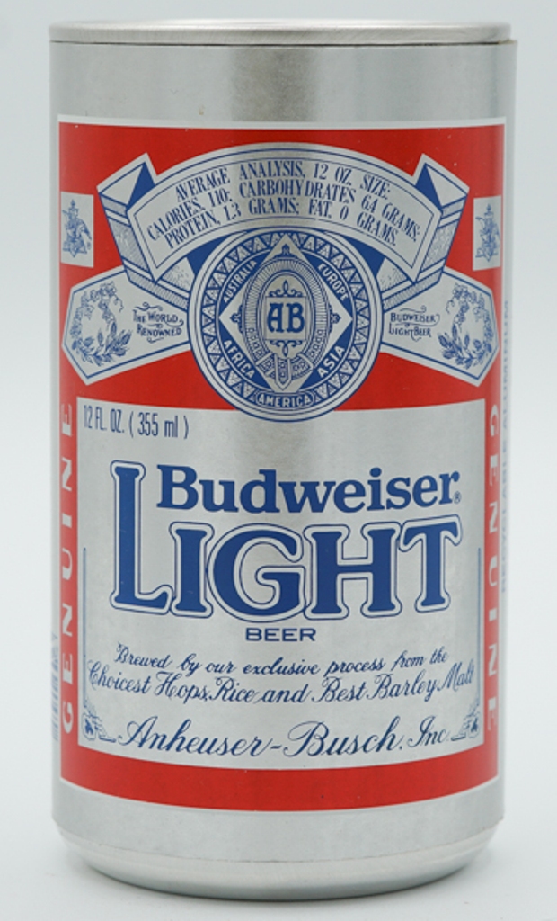 Budweiser Light Beer Test Can