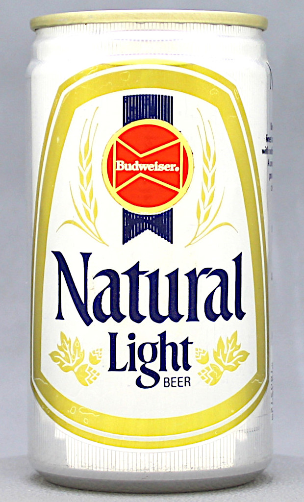 Budweiser Natural Light Beer Test Can
