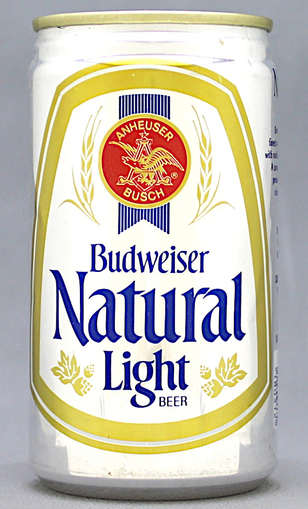 Budweiser Natural Light Beer Test Can