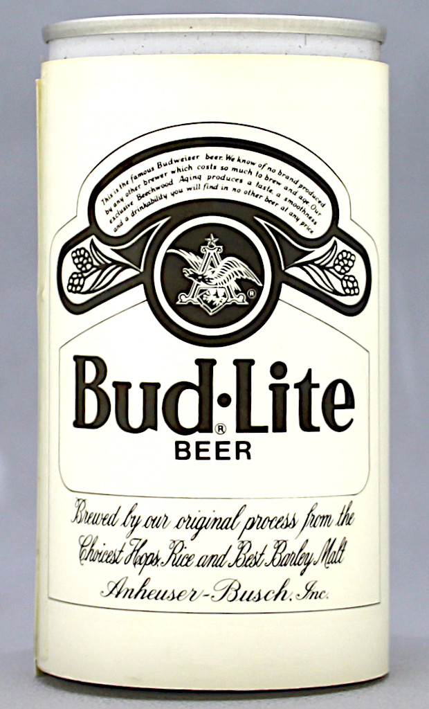 Bud Light Beer Test Can