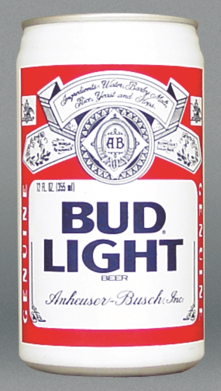 Bud Light Beer Test Can