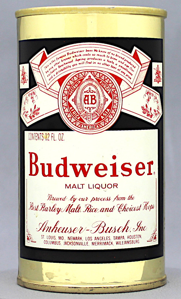 Budweiser Malt Liquor Test Can