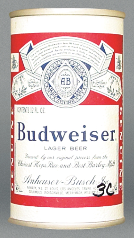 Budweiser Lager Beer Test Can