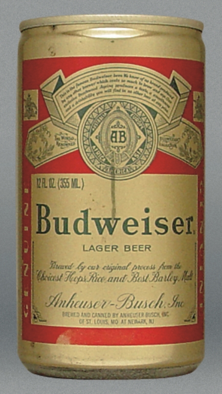 Budweiser Lager Beer Test Can