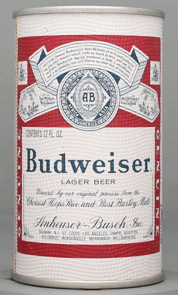 Budweiser Lager Beer Test Can