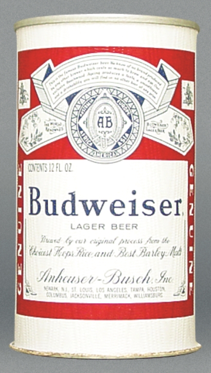 Budweiser Lager Beer Test Can