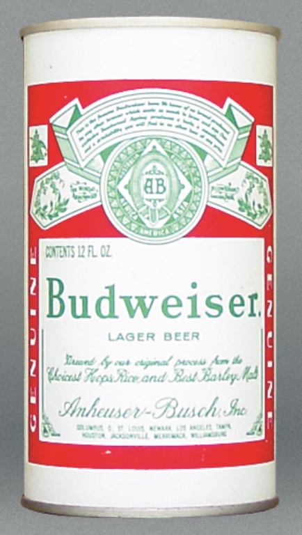 Budweiser Lager Beer Test Can