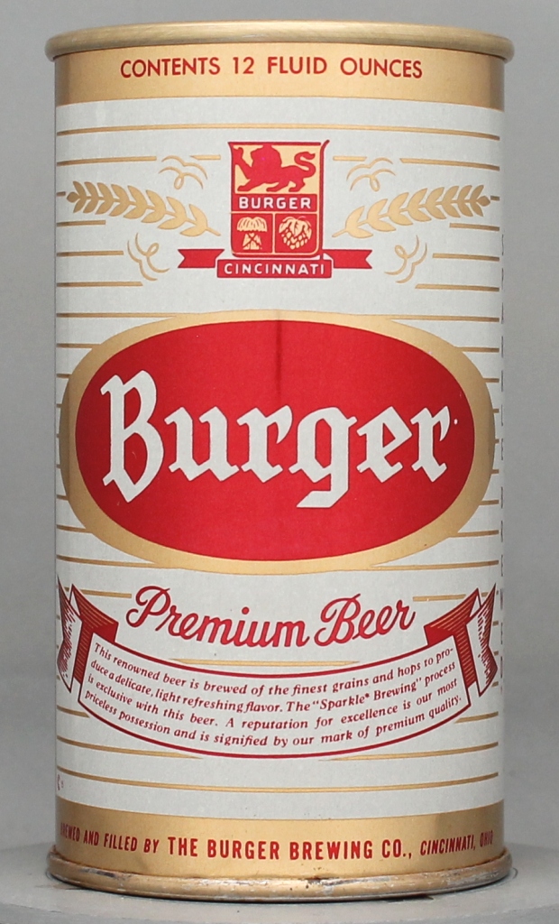 Burger Premium Beer Test Can