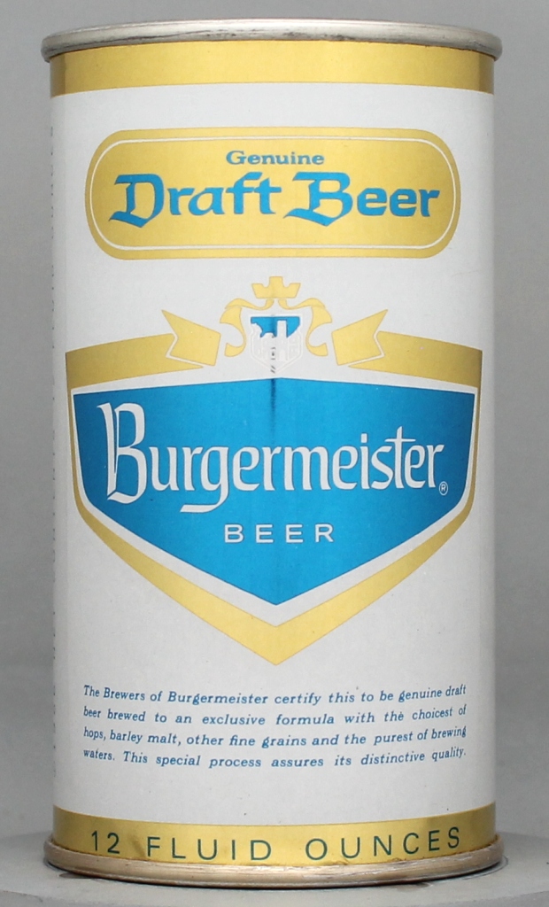 Burgermeister Genuine Draft Test Can