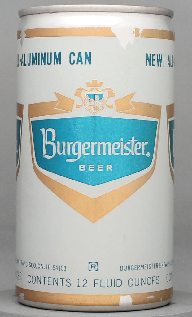 Burgermeister Beer Test Can