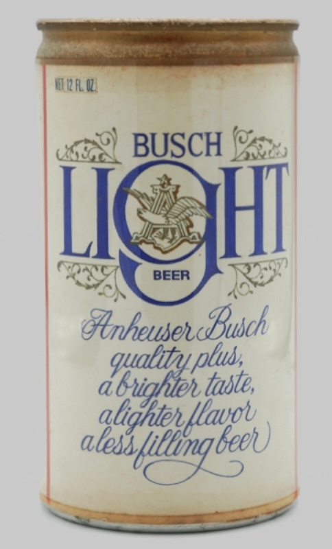Busch Light Beer Test Can