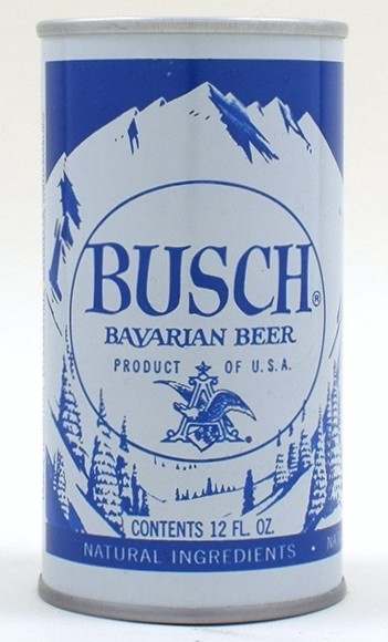 Busch Bavarian Beer Test Can