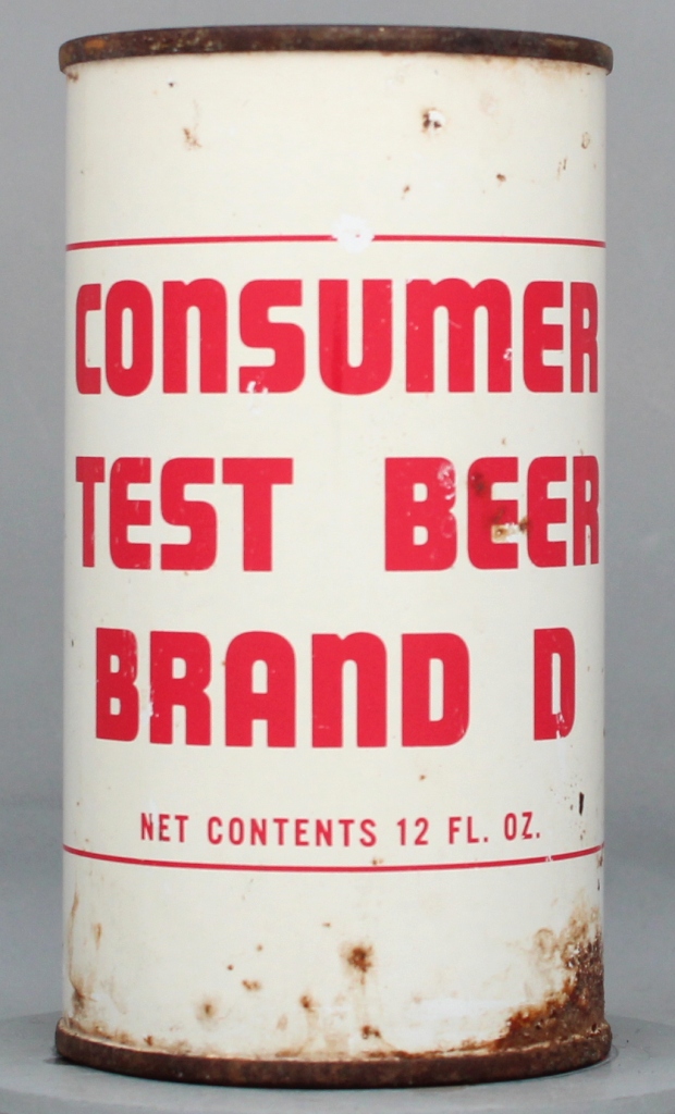 Consumer Test Beer Brand D Beer Test Can