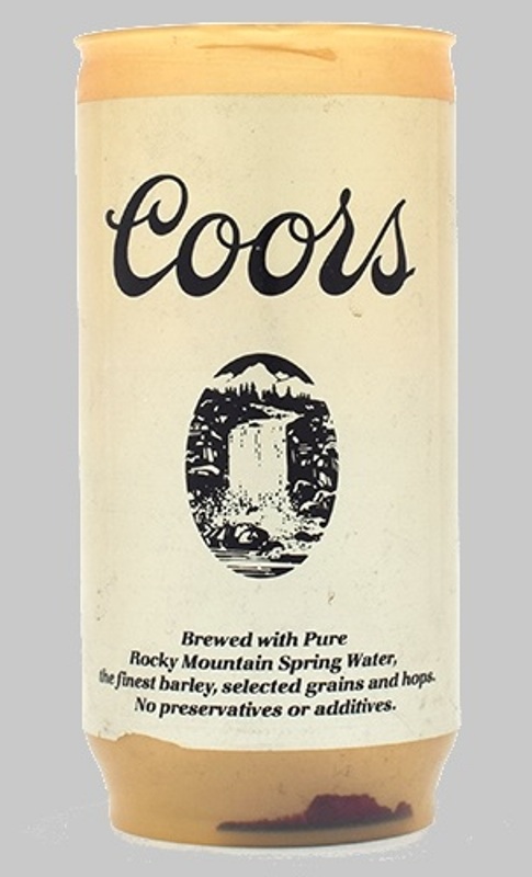 Coors Beer Test Can