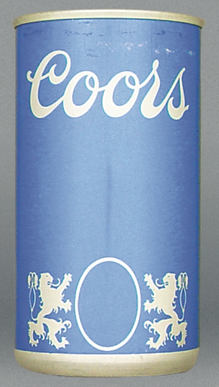 Coors Beer Test Can
