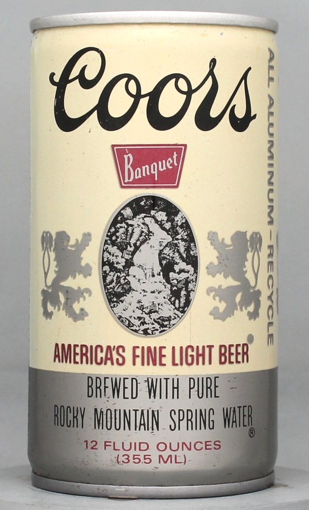 Coors Banquet Beer Test Can