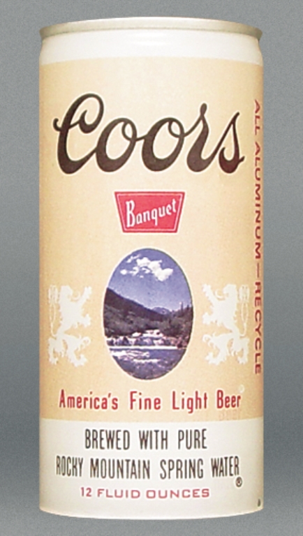 Coors Banquet Beer Test Can
