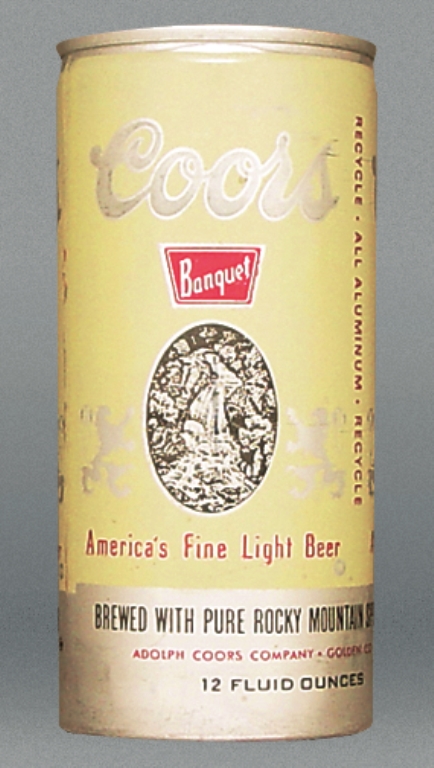Coors Banquet Beer Test Can