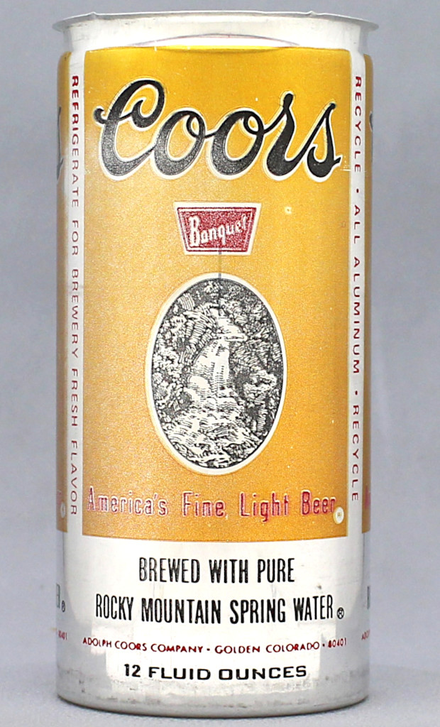 Coors Banquet Beer Test Can