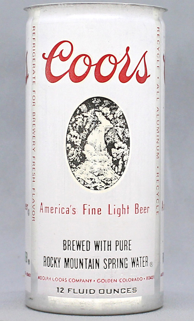 Coors Fine Light Beer Test Can