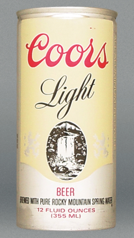 Coors Light Beer Test Can