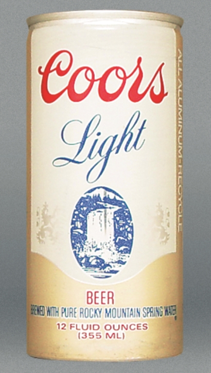 Coors Light Beer Test Can