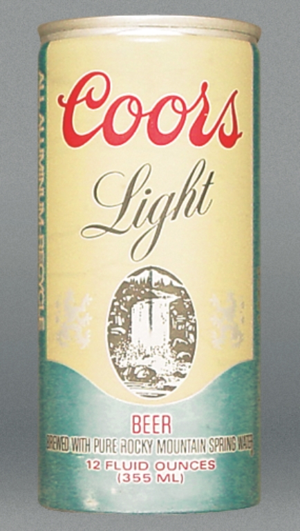 Coors Light Beer Test Can