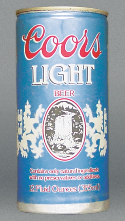 Coors Light Beer Test Can