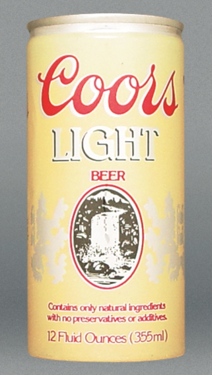 Coors Light Beer Test Can