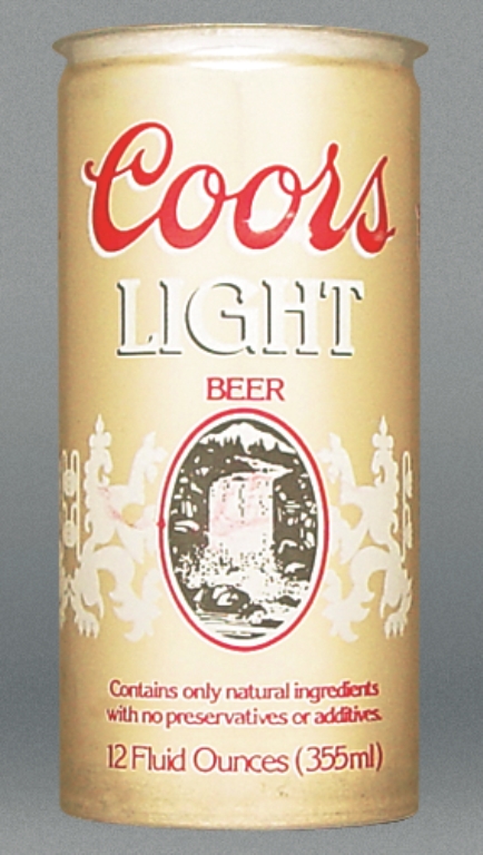 Coors Light Beer Test Can