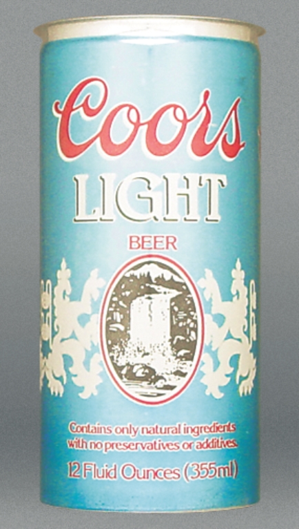 Coors Light Beer Test Can